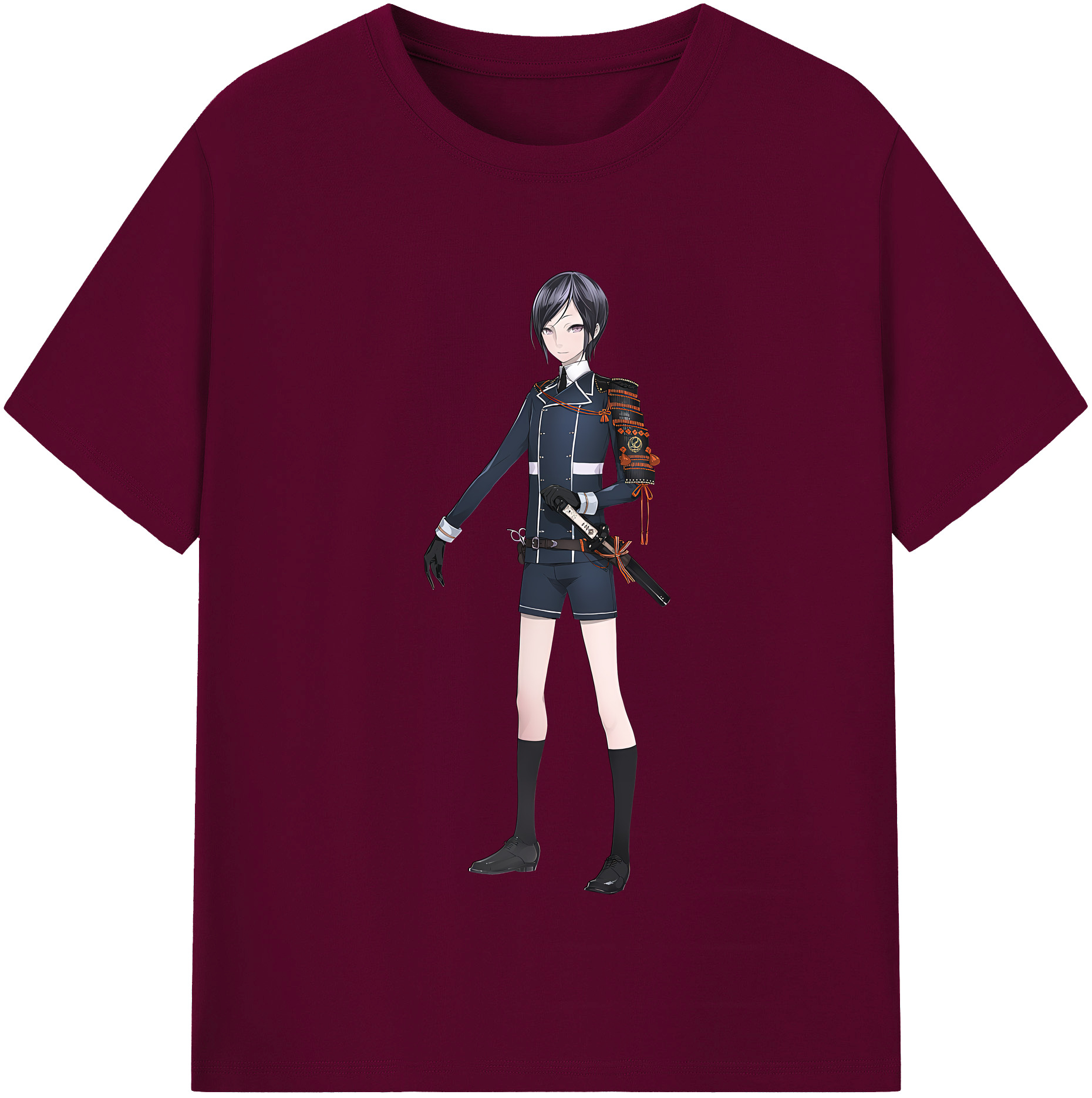 （画像用） 刀剣乱舞 Touken Ranbu レディースカジュアルプリントTシャツ（綿100％）